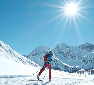 cross-country skiing