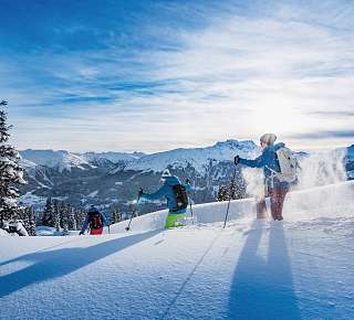 Schneeschuhwandern im Solaria